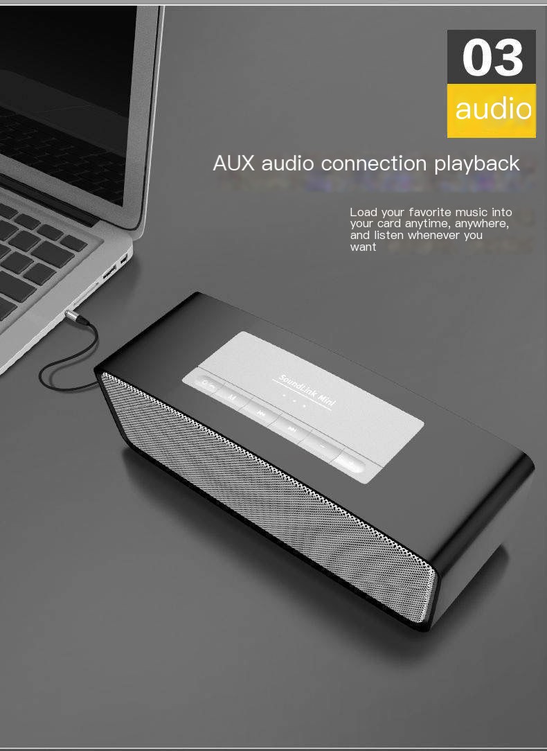 Wireless Bluetooth Speaker Top Buttons