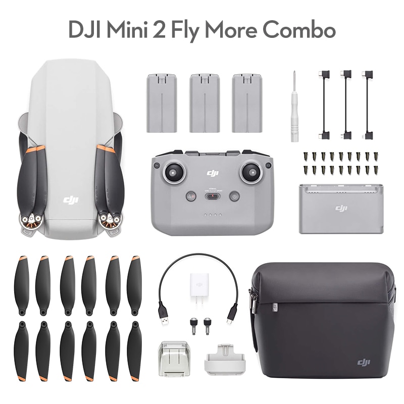 DJI Mini 2 Fly More Combo 4K Video Camera Drone 31 Minute Flight Time